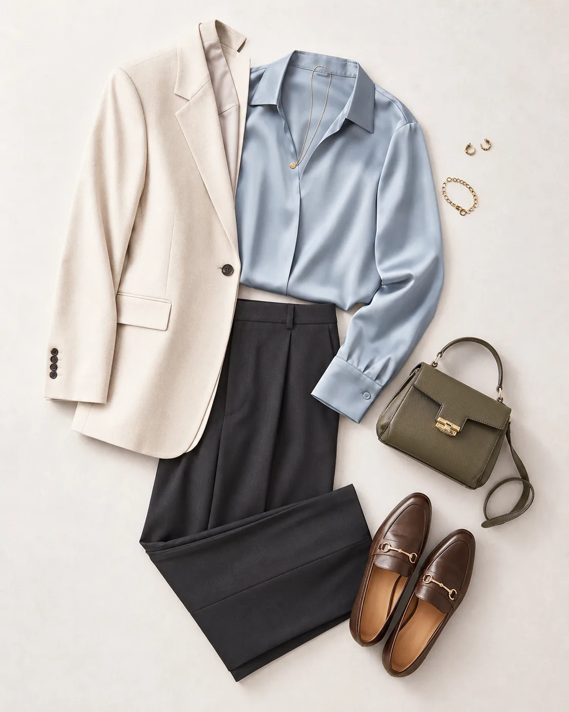 Commuter flatlay set