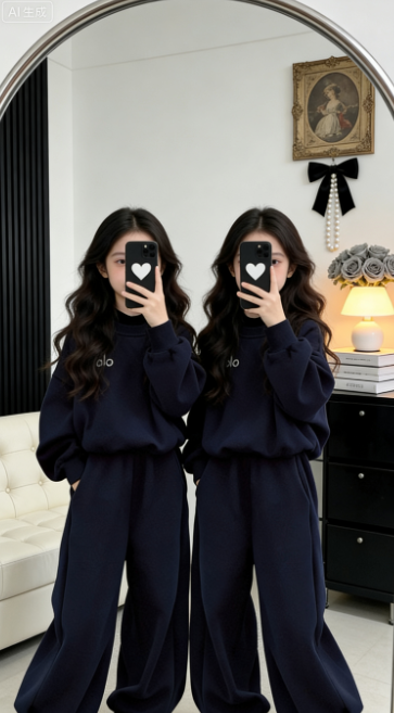 女童穿搭 AI 童装提示词 12 的 Qwen Image 提示词示例图:女童穿搭场景的 AI 童装图片提示词,适合童装店、小红书图文、电商主图和儿童穿搭内容生成 9:16 竖版氛围图。
