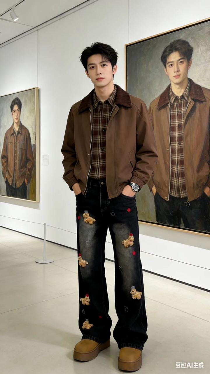 男装写真 AI 男装提示词 1 のQwen Imageプロンプト例 バリエーション 2: 男装写真场景的 AI 男装图片提示词,适合男装店、小红书图文、电商主图和男士穿搭内容生成 9:16 竖版氛围图。