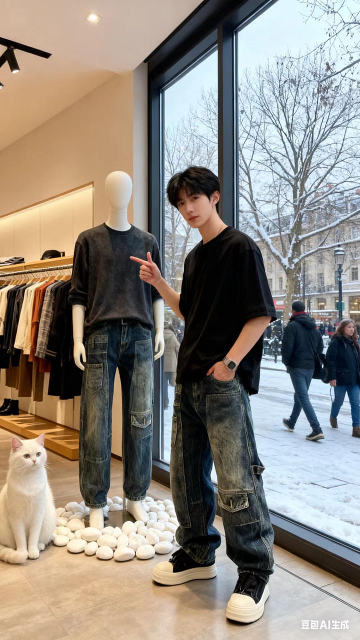 男装静物展示 AI 男装提示词 1 Qwen Image 프롬프트 예시 변형 2: 男装静物展示场景的 AI 男装图片提示词，适合男装店、小红书图文、电商主图和男士穿搭内容生成 9:16 竖版氛围图。