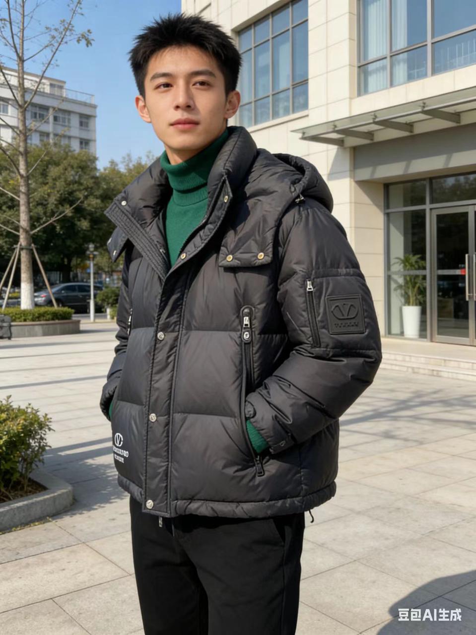AI 男装提示词 14 のQwen Imageプロンプト例 バリエーション 2: AI 男装场景的 AI 男装图片提示词,适合男装店、小红书图文、电商主图和男士穿搭内容生成 9:16 竖版氛围图。