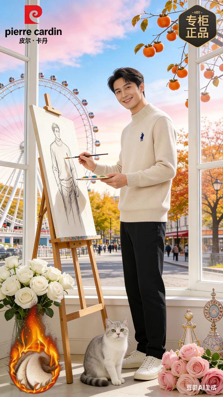 男装静物展示 AI 男装提示词 3 Qwen Image prompt example variation 2: 男装静物展示场景的 AI 男装图片提示词,适合男装店、小红书图文、电商主图和男士穿搭内容生成 9:16 竖版氛围图。