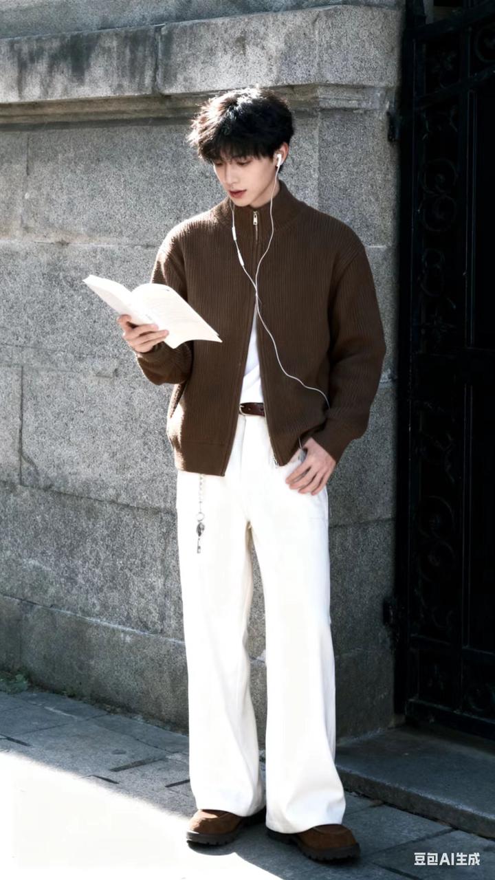 工装机能男装 AI 男装提示词 74 のQwen Imageプロンプト例 バリエーション 2: 工装机能男装场景的 AI 男装图片提示词,适合男装店、小红书图文、电商主图和男士穿搭内容生成 9:16 竖版氛围图。