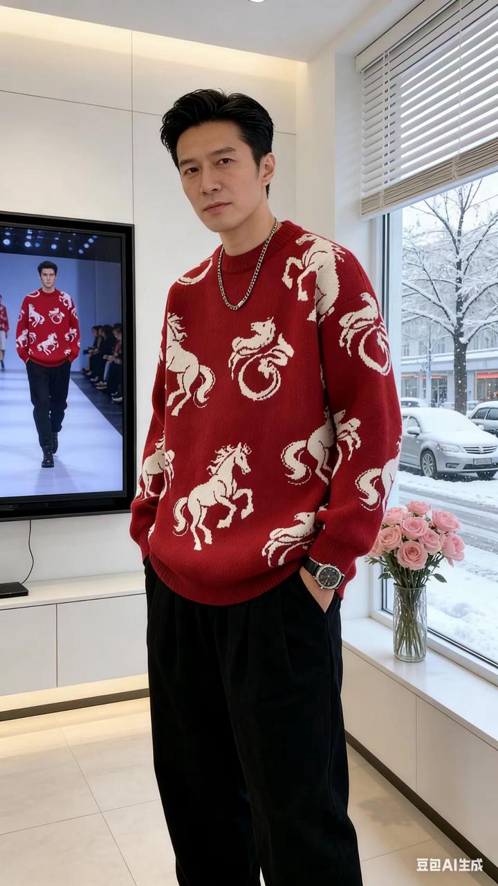 男装街拍 AI 男装提示词 49 Qwen Image prompt example variation 2: 男装街拍场景的 AI 男装图片提示词,适合男装店、小红书图文、电商主图和男士穿搭内容生成 9:16 竖版氛围图。