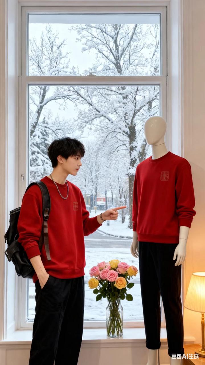 男装街拍 AI 男装提示词 54 Qwen Image prompt example variation 2: 男装街拍场景的 AI 男装图片提示词,适合男装店、小红书图文、电商主图和男士穿搭内容生成 9:16 竖版氛围图。