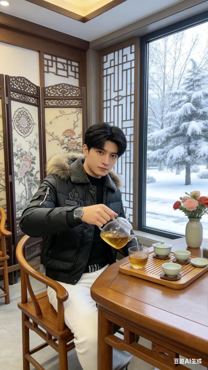 国风男装 AI 男装提示词 3 Qwen Image prompt example variation 2: 国风男装场景的 AI 男装图片提示词,适合男装店、小红书图文、电商主图和男士穿搭内容生成 9:16 竖版氛围图。