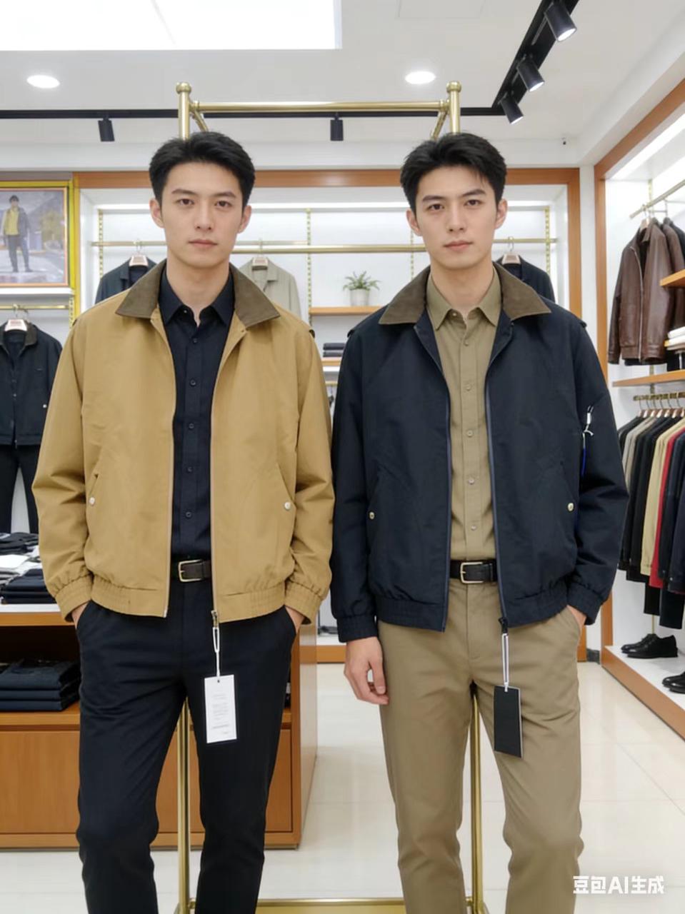 男装写真 AI 男装提示词 28 GPT Image 2 prompt example variation 2: 男装写真场景的 AI 男装图片提示词,适合男装店、小红书图文、电商主图和男士穿搭内容生成 9:16 竖版氛围图。