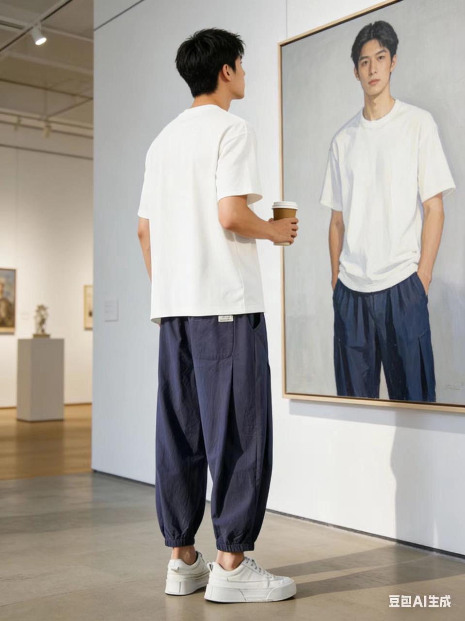 运动男装 AI 男装提示词 43 Qwen Image 프롬프트 예시 변형 2: 运动男装场景的 AI 男装图片提示词,适合男装店、小红书图文、电商主图和男士穿搭内容生成 9:16 竖版氛围图。