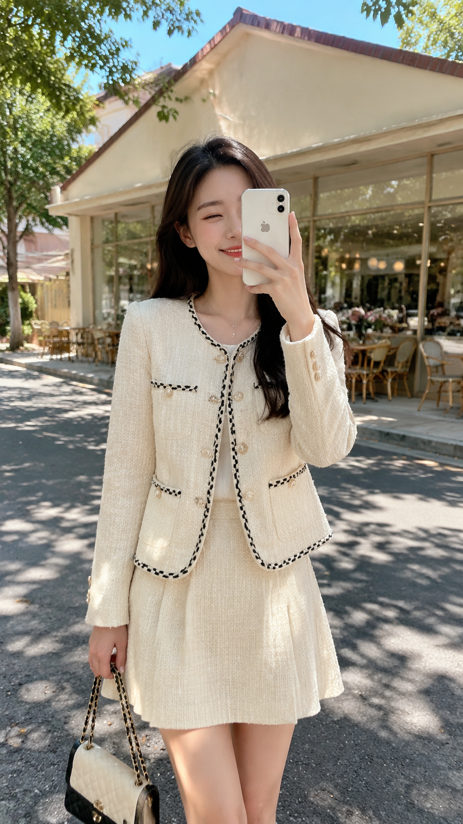 法式慵懒 AI 女装提示词 3