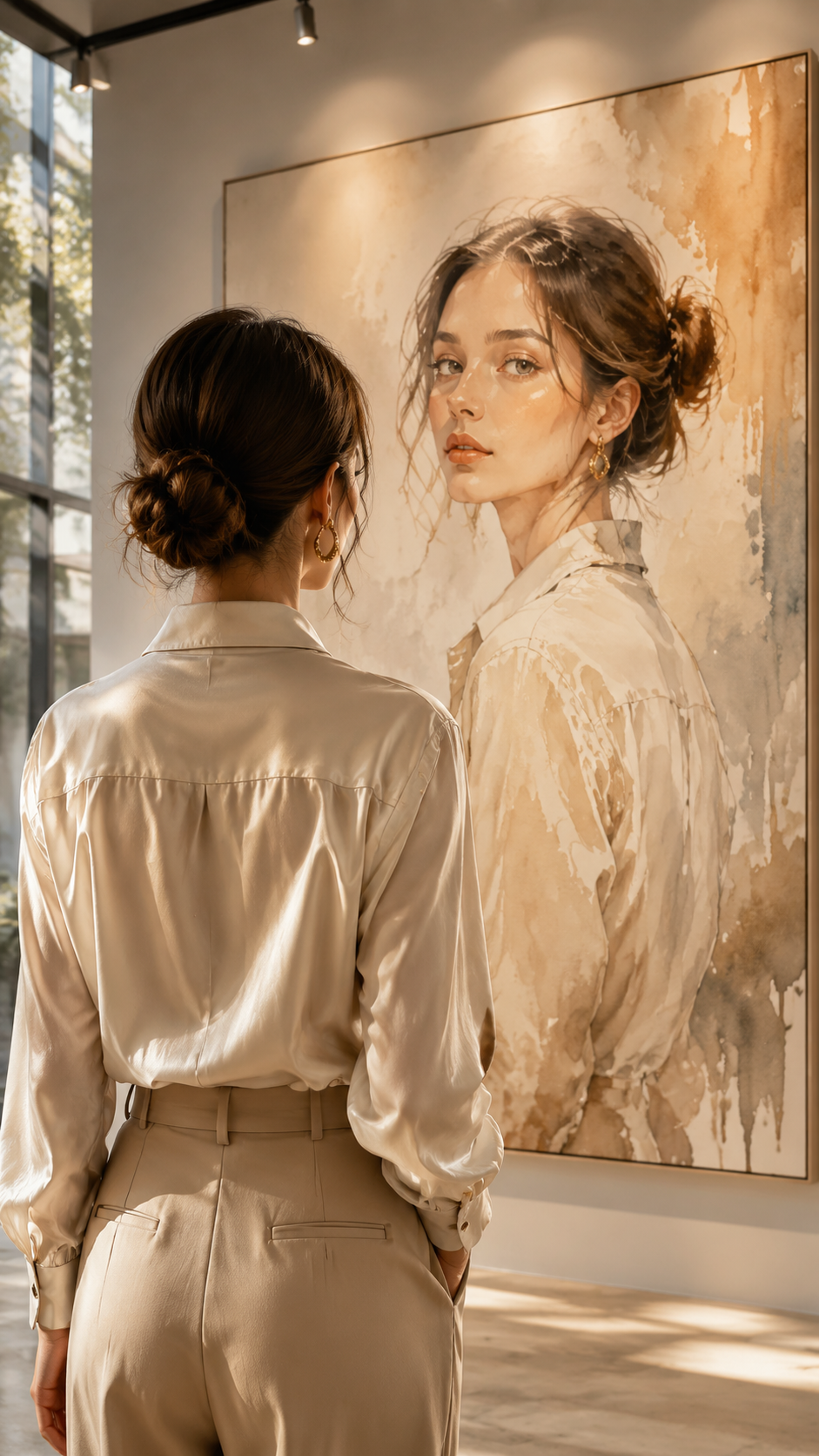 法式慵懒 AI 女装提示词 7 Qwen Image prompt example: 法式慵懒场景的 AI 女装图片提示词,适合女装店、小红书图文、电商主图和穿搭博主生成 9:16 竖版氛围图。