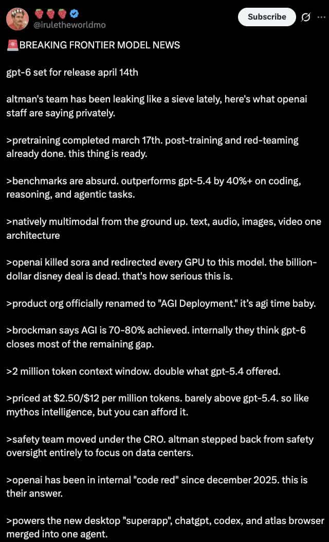 Dark Mode X Post Mockup 的 GPT Image 2 提示词示例图：Generates a realistic dark mode Twitter/X post screenshot featuring a long list of greentext-style bullet points.