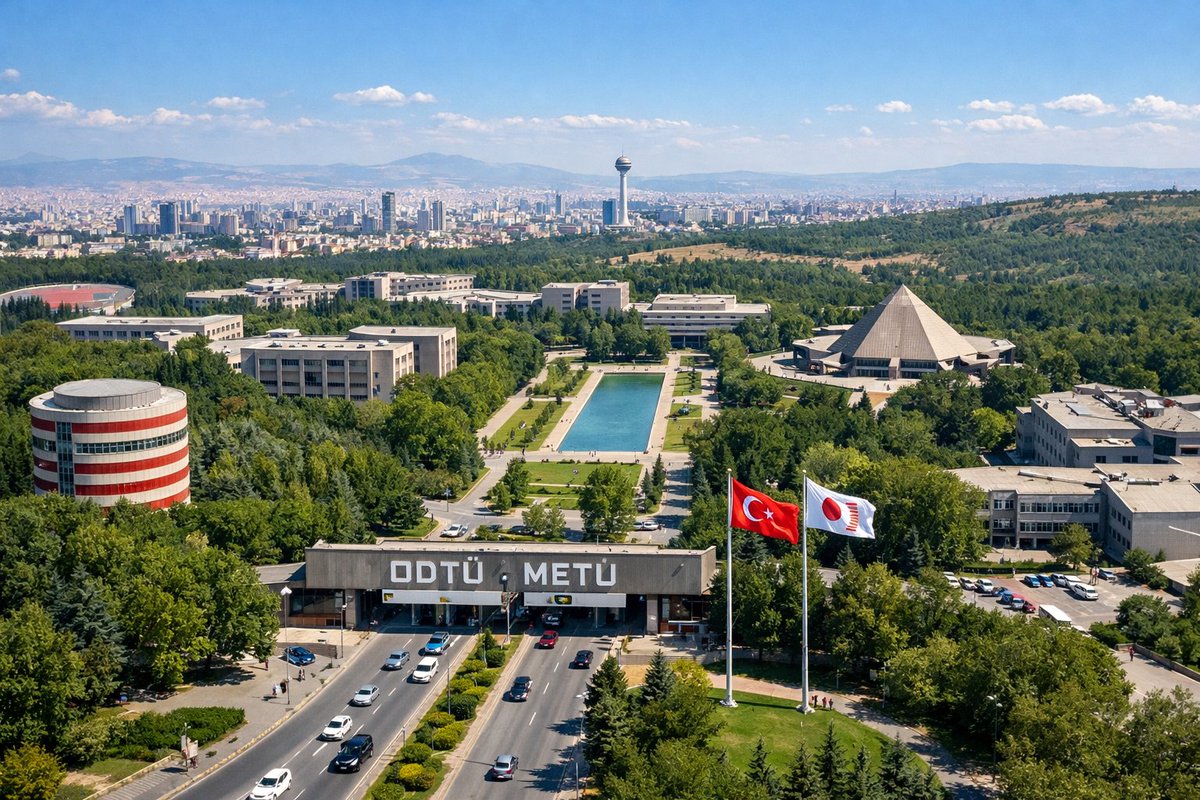 University Campus Aerial View GPT Image 2 prompt example: Generates a realistic aerial photograph of a large university campus with specific architectural landmarks, entrance...