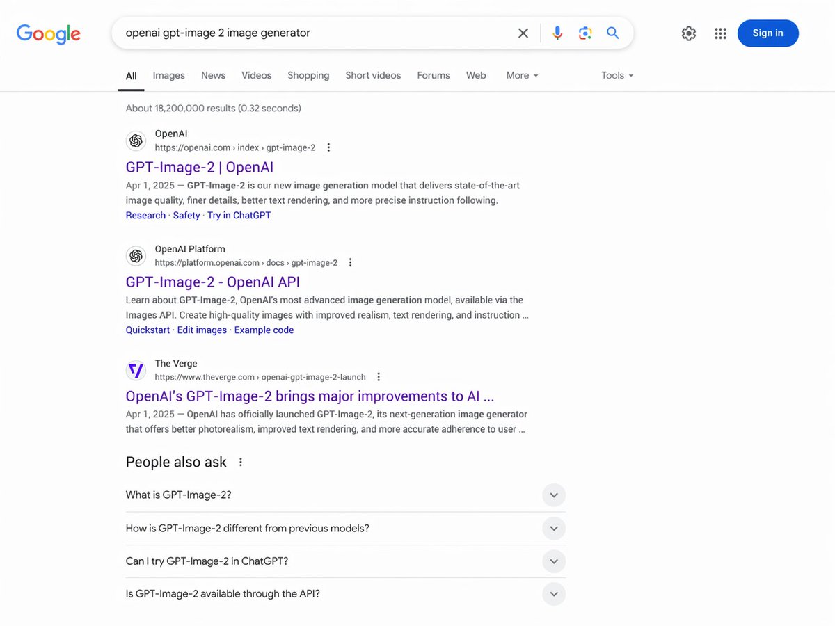 Google Search Results Mockup Qwen Image 프롬프트 예시: Generates a highly detailed, realistic Google search results page with customizable query, results, and UI elements.