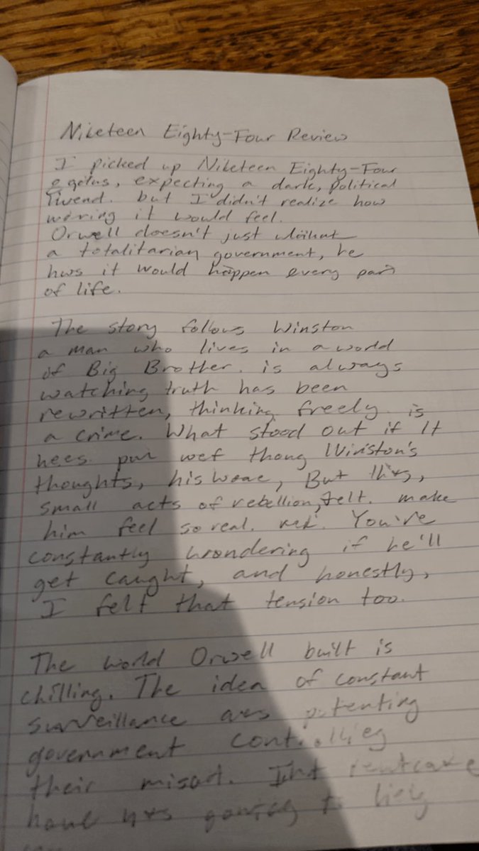 Messy Handwritten Notebook Photo Qwen Image prompt example: A prompt to generate a realistic phone-shot image of a notebook with poor handwriting, featuring causal lighting,...