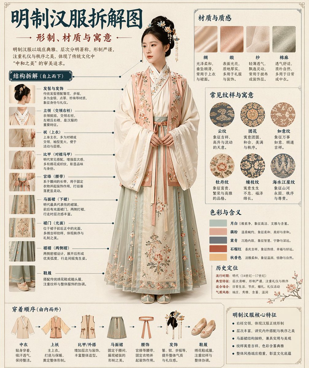 Museum Style Infographic Breakdown 的 GPT Image 2 提示词示例图：A comprehensive prompt template for generating museum-style technical breakdown infographics for traditional items like...