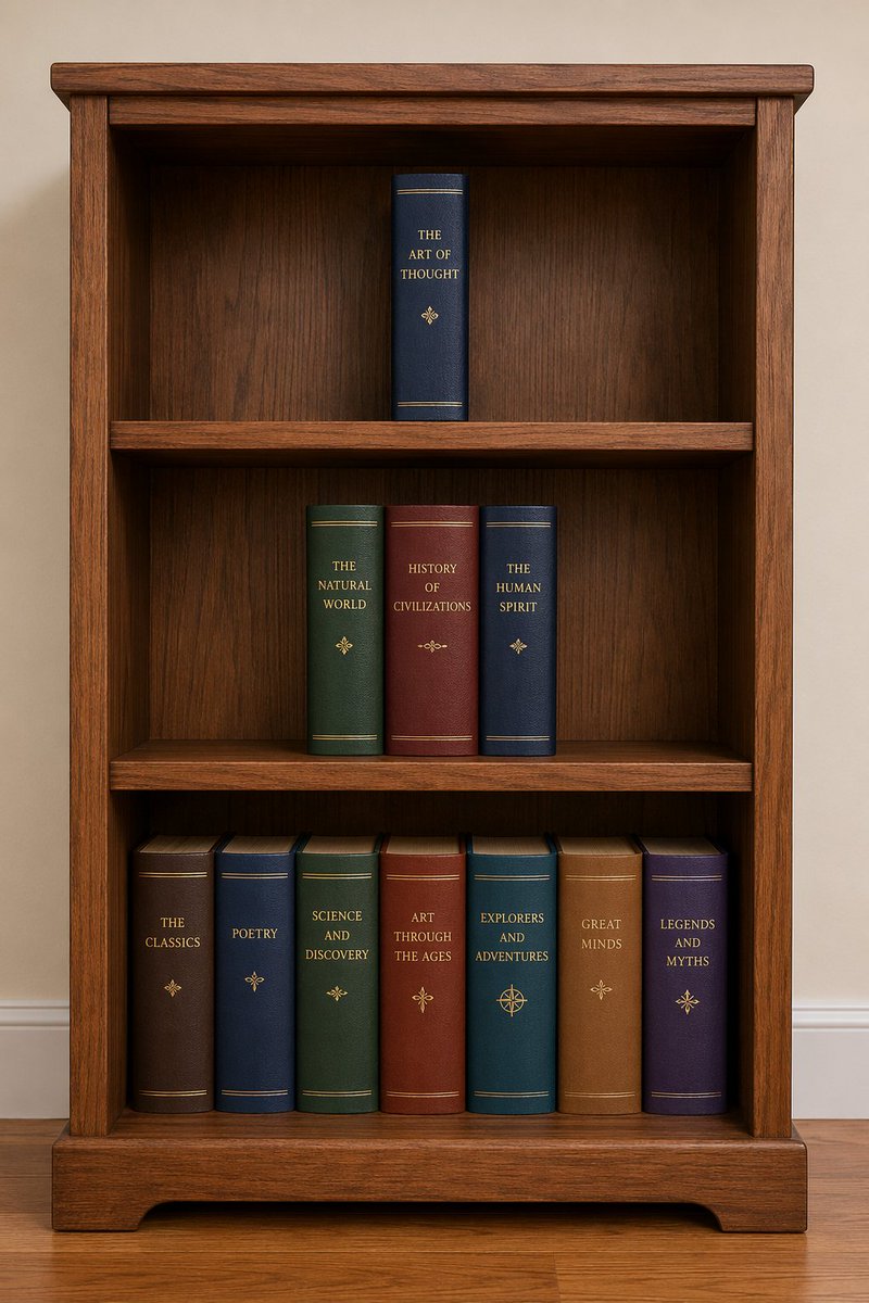 Bookshelf Logic and Spatial Reasoning Prompt Qwen Image 프롬프트 예시: A precise prompt designed to test an AI's ability to count and arrange objects across multiple shelves,...