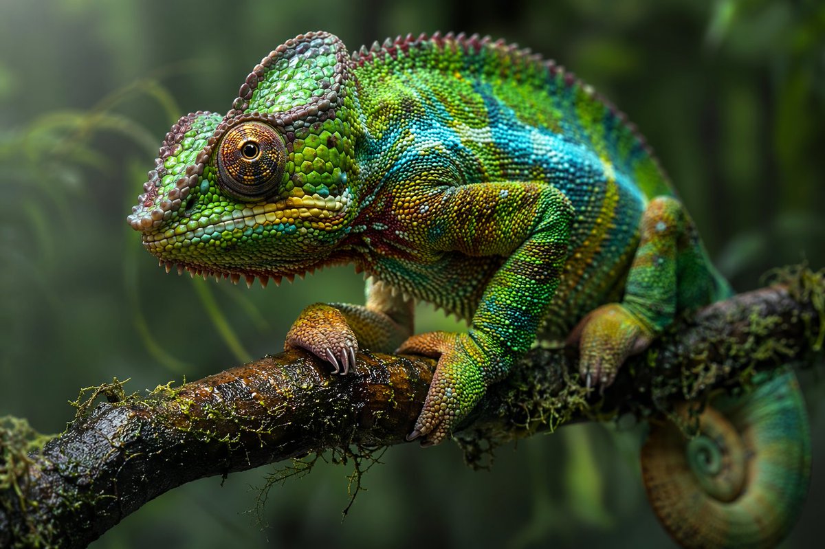 Macro Wildlife Photography のQwen Imageプロンプト例: Generates a highly detailed, close-up photograph of an animal in its natural habitat with a shallow depth of field.