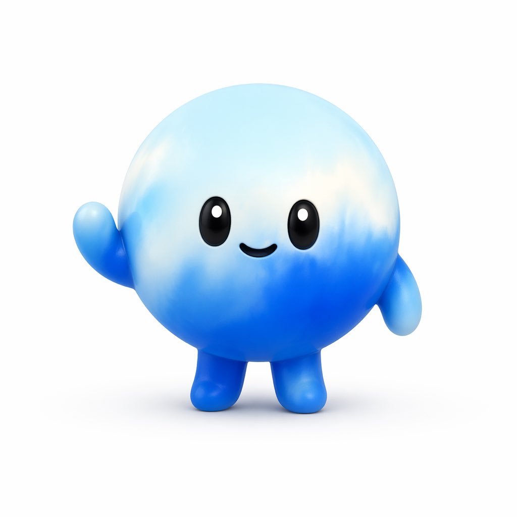 Voice Personification Character 的 Qwen Image 提示词示例图:A creative prompt that imagines a visual character representation of the AI assistant voice interface.
