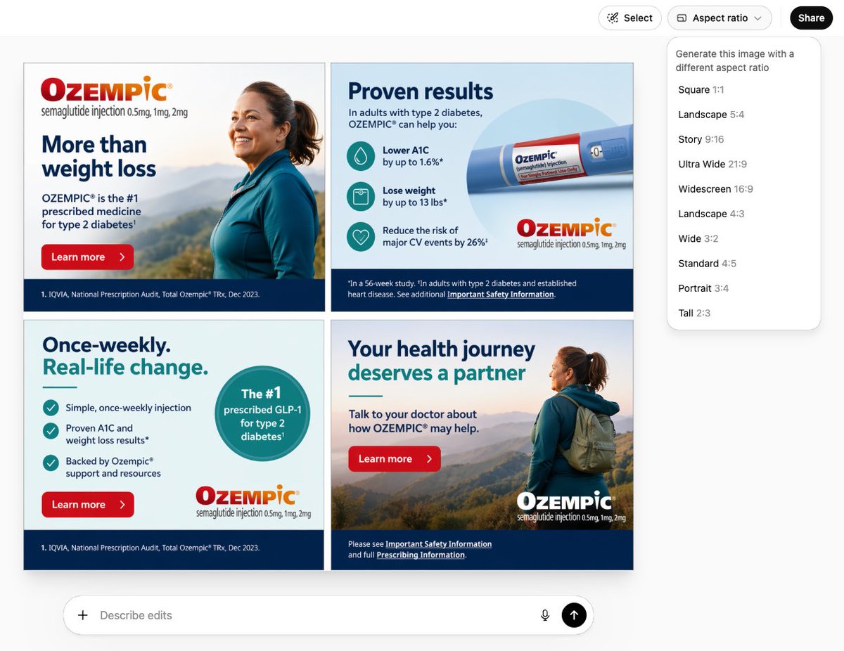 Multi-Frame Banner Advertisement Qwen Image prompt example: A layout-focused prompt that demonstrates GPT Image 2's ability to create multi-frame ad banners with specific...