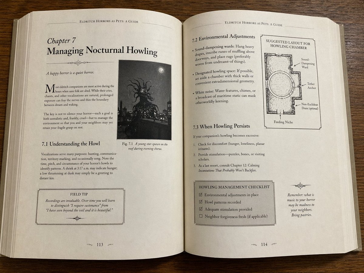 Fictional Book Page Excerpts 的 GPT Image 2 提示词示例图 变化图 3:Creates detailed page excerpts from fictional books with unique and surreal themes, suitable for world-building and...