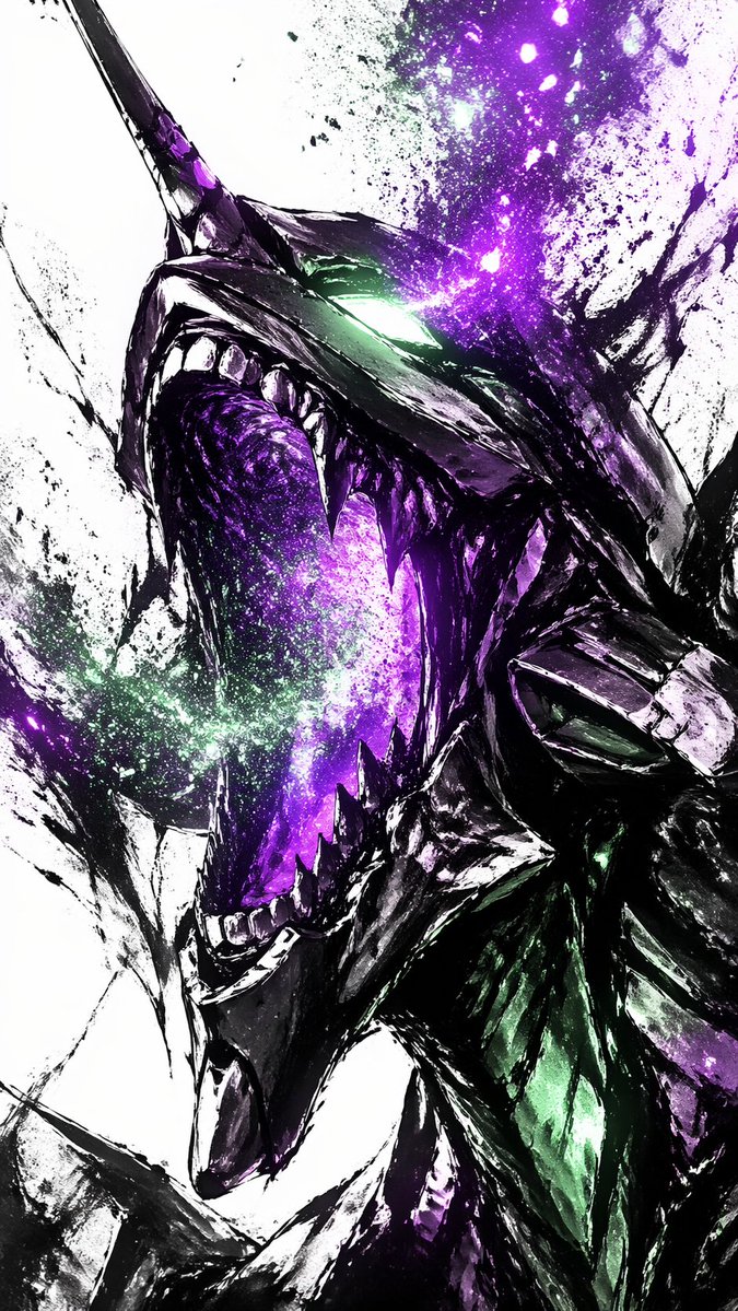 Cosmic Ink Dragon Roar GPT Image 2 prompt example: A high-contrast fantasy illustration prompt for generating a fierce close-up dragon portrait with galaxy energy effects and...