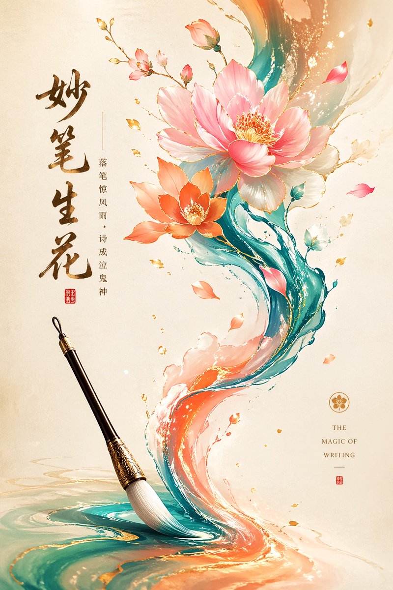 Minimalist Oriental Commercial Illustration 的 GPT Image 2 提示词示例图：An extensive prompt for creating high-end minimalist illustrations blending traditional oriental aesthetics with...