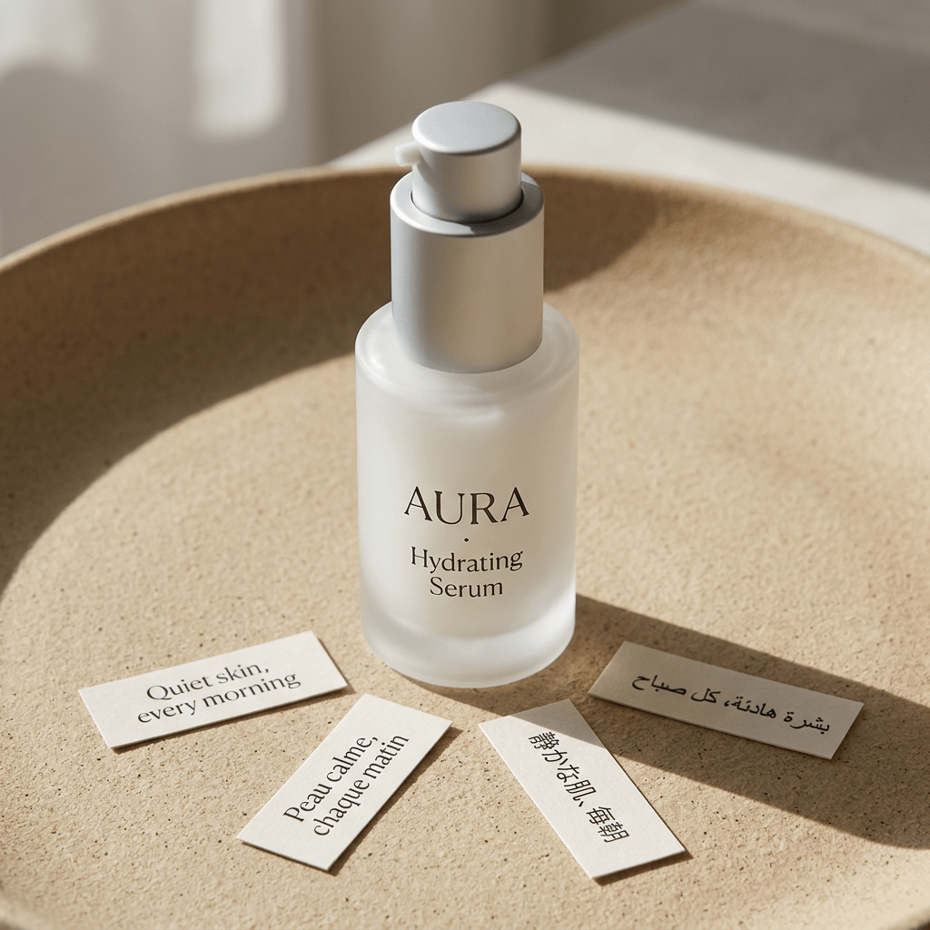 Minimalist Hydrating Serum Product Shot Qwen Image 프롬프트 예시: This prompt generates a warm, premium skincare product photo ideal for beauty branding, ecommerce hero images, and...