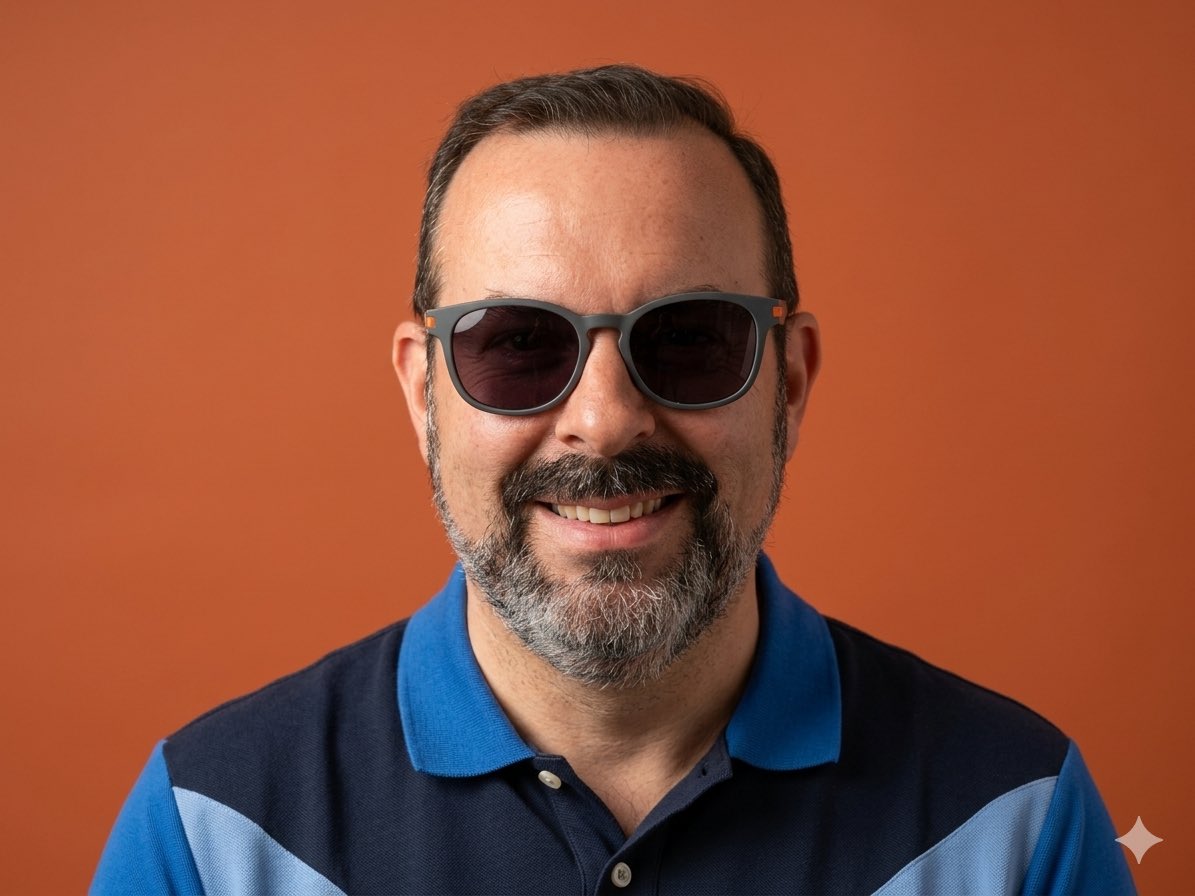 Studio Portrait From Vacation Selfie GPT Image 2 prompt example: This prompt turns a casual reference selfie into a centered professional studio-style portrait for profile photos...