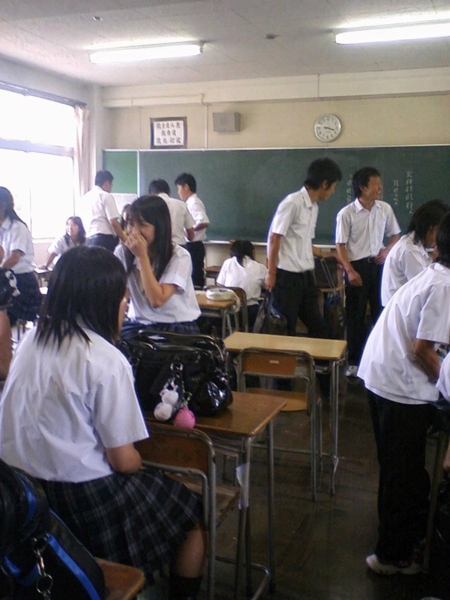 Nostalgic 2010s School Photo Qwen Image prompt example variation 2: A highly detailed prompt for generating low-quality, nostalgic photos of Japanese high school students hanging...