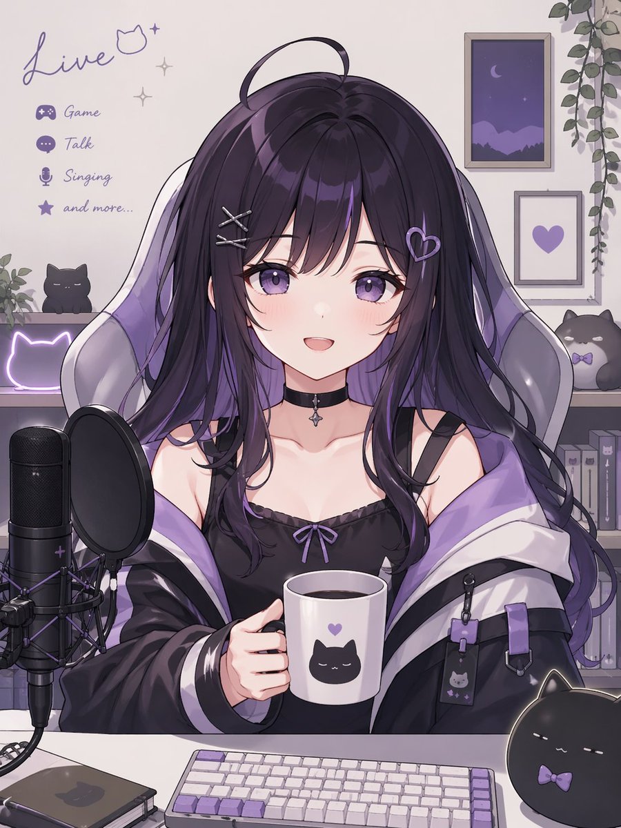 Personalized VTuber Avatar Prompt GPT Image 2 prompt example: A popular prompt format for creating a VTuber avatar based on the conversation history between the user and the AI.
