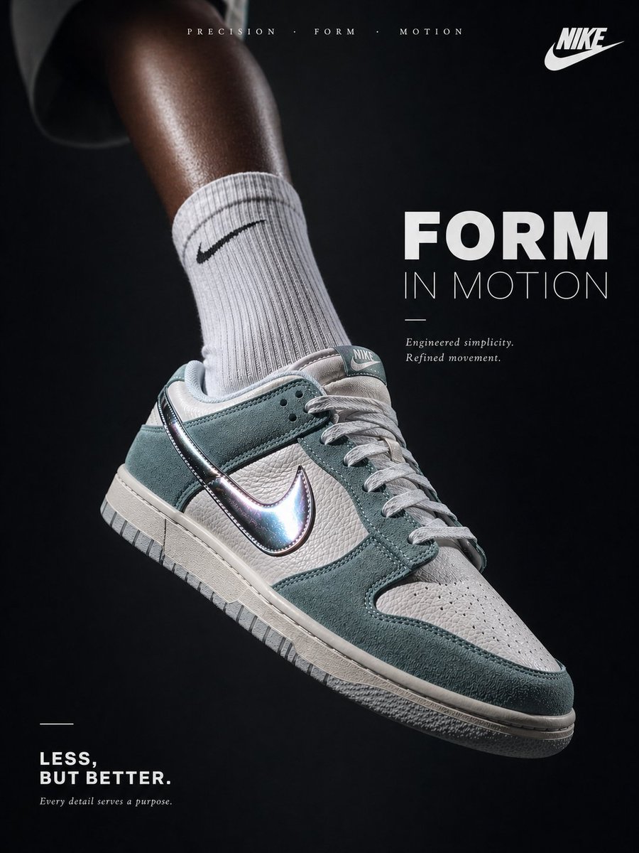 Luxury Minimalist Footwear Ad GPT Image 2 prompt example: A sophisticated editorial prompt for a high-fashion sneaker advertisement with precise technical lighting, layout, and...