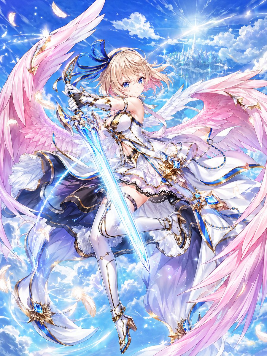 Eleanor from White Cat Project 的 GPT Image 2 提示词示例图 变化图 3：A character prompt for generating Eleanor from the Japanese mobile game 'White Cat Project'.