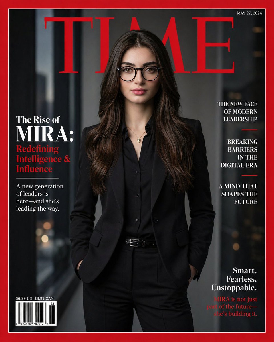 Personalized TIME magazine cover のQwen Imageプロンプト例: A prompt to generate a realistic magazine cover styled after TIME magazine, featuring a customizable subject and fashion style.