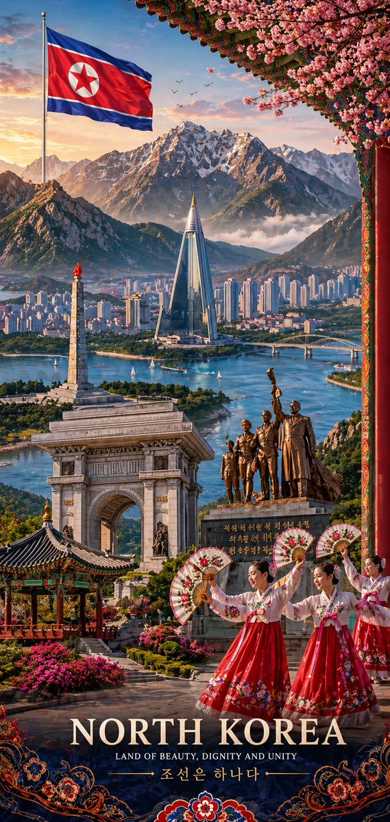National Identity Mobile Wallpaper 的 GPT Image 2 提示词示例图 变化图 3:Generates a structured mobile wallpaper representing the natural beauty and artistic landmarks of a specific country.