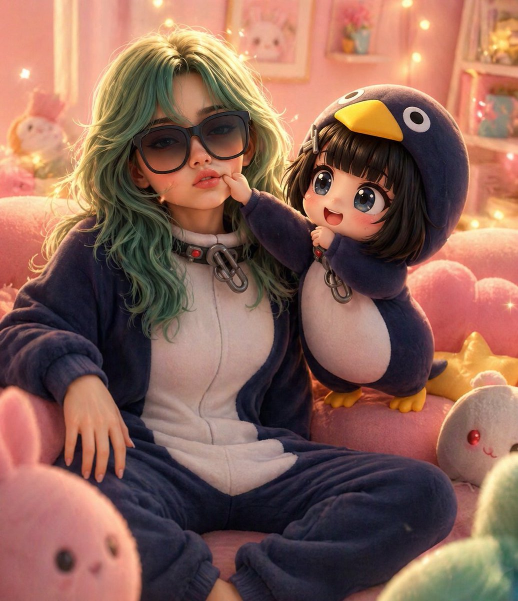 3D Animated Scene with Reference Matching のQwen Imageプロンプト例 バリエーション 2: A detailed prompt for creating a animation studio-style 3D animated scene that maintains character identity...