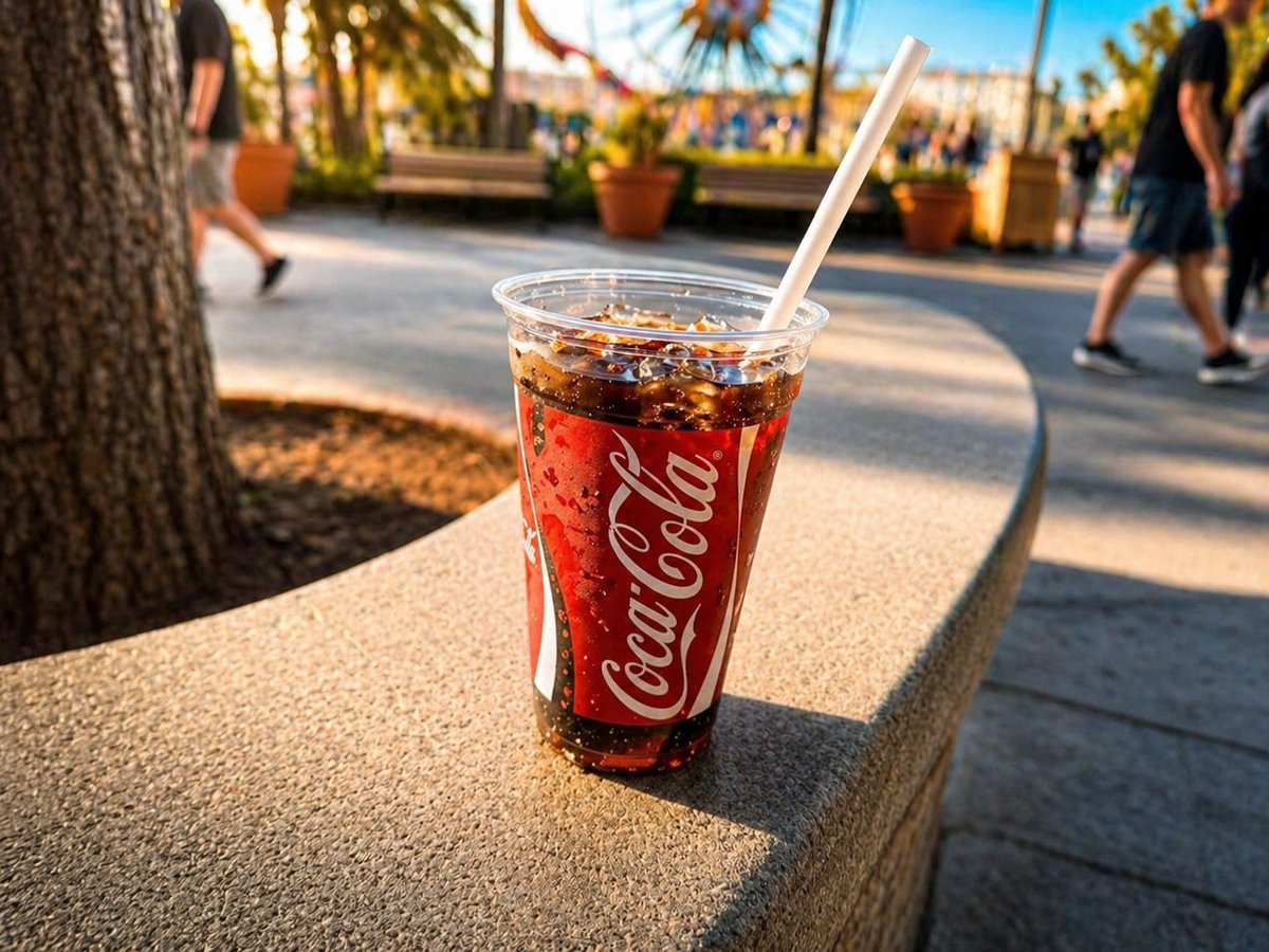 Professional Drink Photo Enhancement 的 GPT Image 2 提示词示例图：This prompt transforms a casual reference photo of a beverage into a polished, ad-like product shot for social media,...