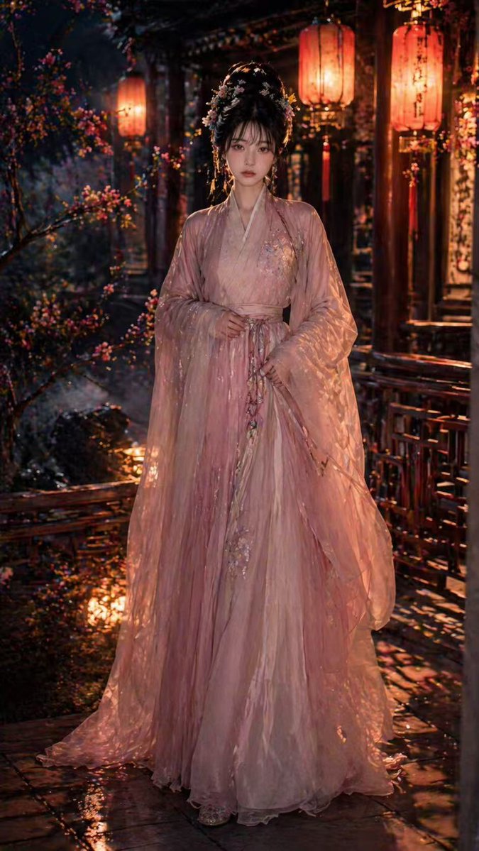 Song Dynasty Hanfu Portrait GPT Image 2 prompt example variation 2: An optimized prompt for generating a detailed and realistic portrait of a beauty in Song Dynasty traditional...