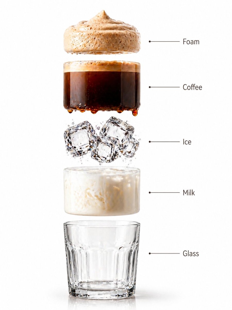 Premium Beverage Studio Photography GPT Image 2 prompt example: A high-end product photography prompt for beverages, focusing on realistic liquid swirls, ice transparency, and...