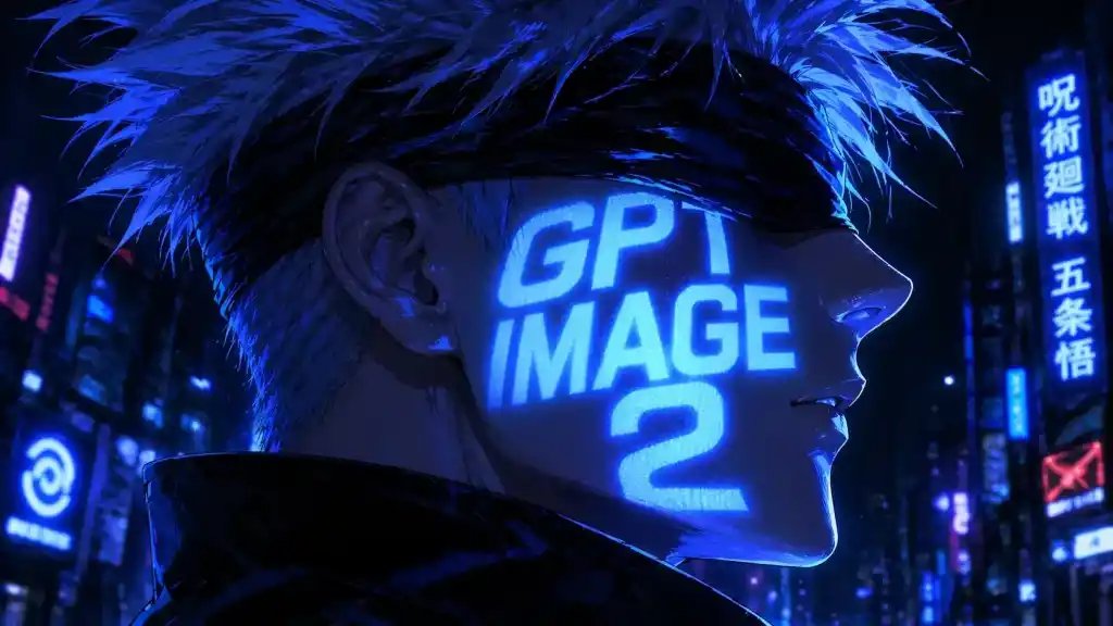 Cyberpunk Anime Portrait with Neon Face Text Qwen Image 프롬프트 예시: A stylish neon-soaked anime portrait for posters, social media art, or futuristic branding visuals.