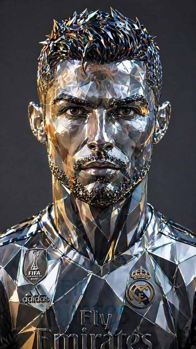 Futuristic Low-Poly Metallic Portrait GPT Image 2 prompt example: A highly detailed prompt for a geometric, low-poly portrait of a man with reflective chrome and silver surfaces.