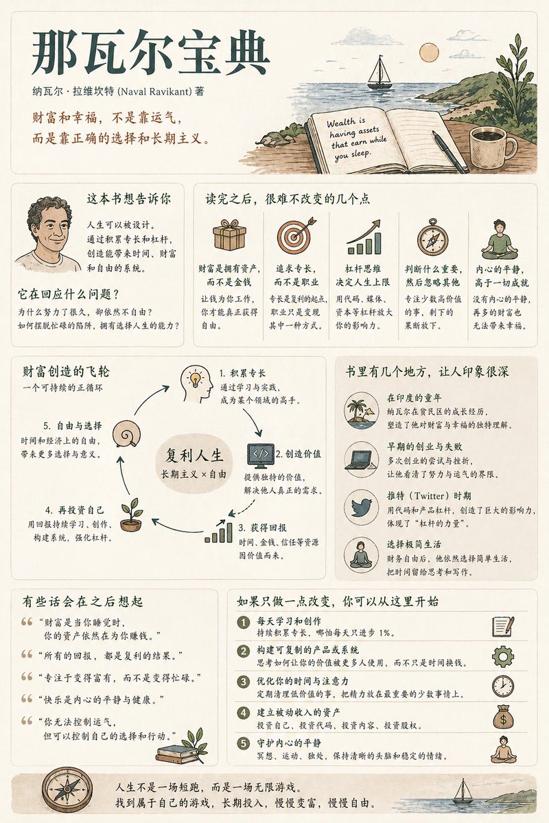 Book Summary Infographic Poster GPT Image 2 prompt example: A comprehensive, structured prompt for creating medium-information density book summary posters with a modern UI and...