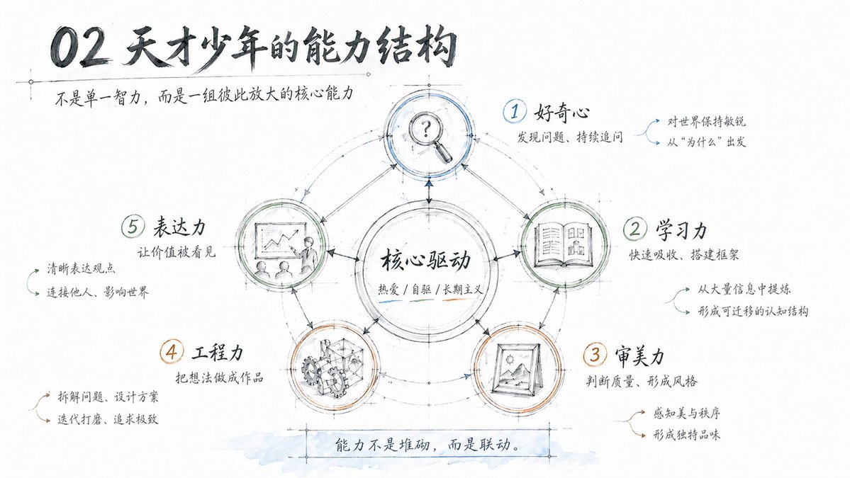 Modern Product Engineering Slides Qwen Image prompt example variation 3: Creates professional product design hand-drawings in the style of Apple or electric vehicle brand,...