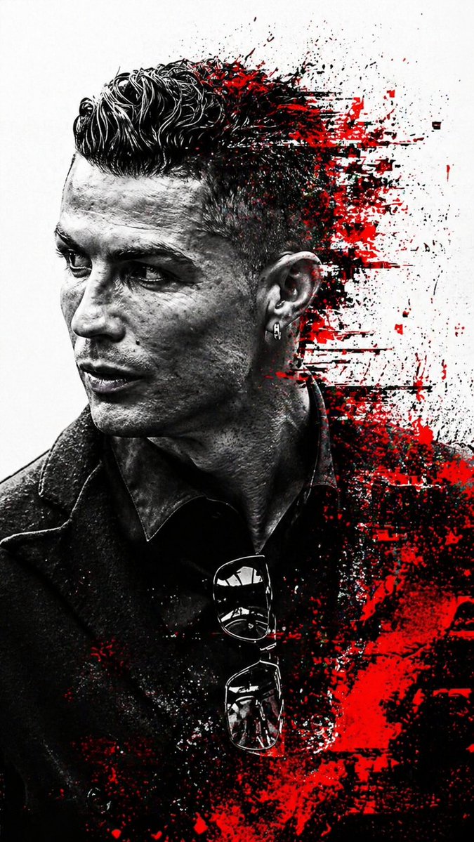 Cyberpunk Glitch Art Portrait Qwen Image 프롬프트 예시: A striking monochrome portrait prompt that blends realistic photography with abstract digital glitch effects and vibrant red...