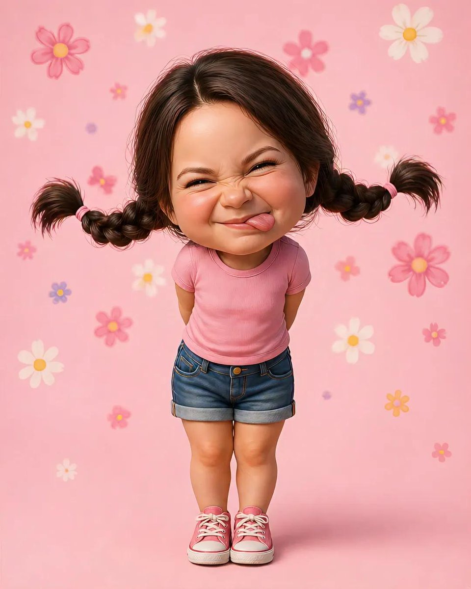 Stylized 3D Cartoon Character Portraits Qwen Image prompt example variation 2: A prompt for creating cute, animation studio-style 3D cartoon characters with oversized heads and...
