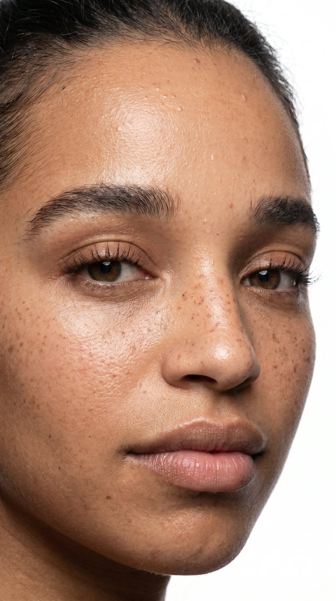 Ultra-Realistic Beauty Close-Up GPT Image 2 prompt example: This prompt generates a high-end photorealistic close-up beauty portrait suitable for skincare, cosmetic, and...
