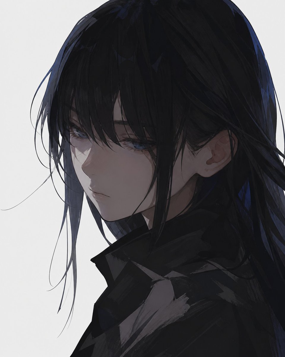 Simple Digital Thick Painting のQwen Imageプロンプト例 バリエーション 2: A prompt focusing on smooth digital painting techniques with a simplified aesthetic and minimal facial details.
