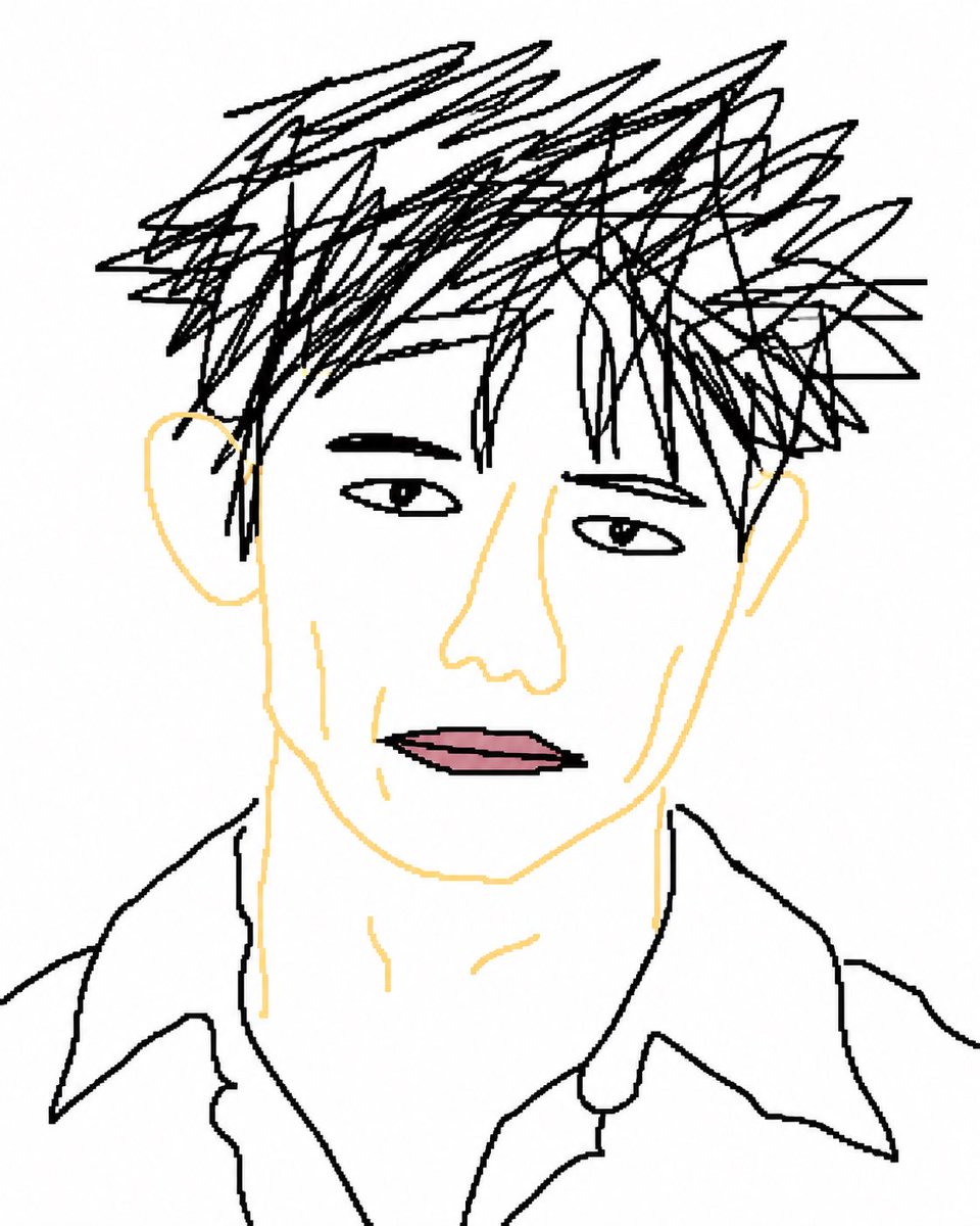 Intentionally Bad MS Paint Redraw Qwen Image 프롬프트 예시: Instructs the AI to recreate a reference image with intentionally poor quality, mimicking the look of a mouse-drawn sketch...