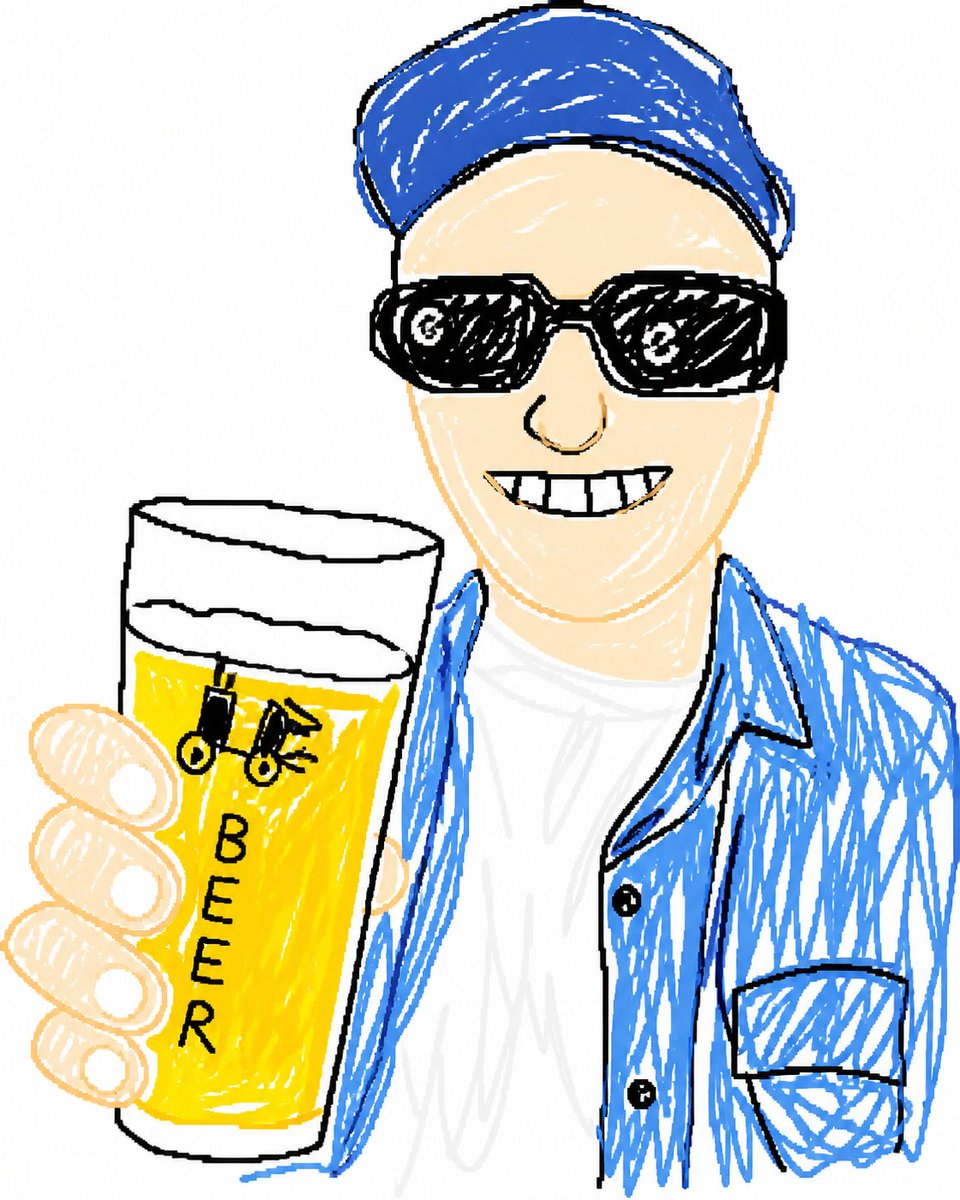 Doodle Beer Selfie Portrait GPT Image 2 prompt example: This prompt turns a reference selfie into a simple scribbled cartoon portrait with a clean white background, ideal for...