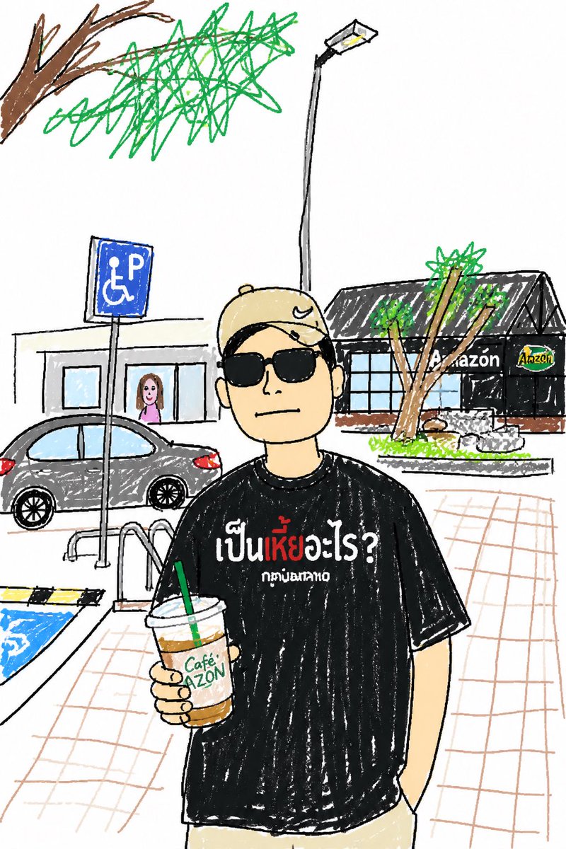 Childlike Sketch Photo Transform 的 GPT Image 2 提示词示例图：This prompt turns a reference photo into a humorous kid-style crayon sketch while preserving the original subject, pose, and...