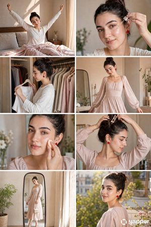 8-Panel GRWM Storyboard GPT Image 2 prompt example